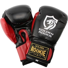 Golden Rookie ボクシンググローブ ユーロファイター　黒赤  合成皮革