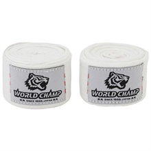 ワールドチャンプ World Champ ライクラ/スパンデックス バンテージ [Lycra/Spandex Hand Wrap] 伸縮性　白 4m
