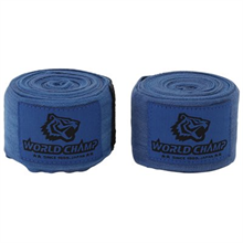 ワールドチャンプ World Champ ライクラ/スパンデックス バンテージ [Lycra/Spandex Hand Wrap] 伸縮性　青 4m
