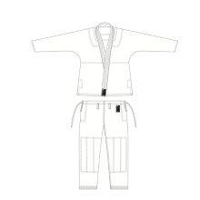 ALMA 柔術衣 [Simple Model] 国産 Made in Japan 2024年IBJJFルール準拠　白 White