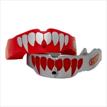 BATTLE マウスピース Mouth Guard Fang Type 2個セット 2-piece pak レッド＋シルバー