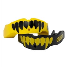 BATTLE マウスピース Mouth Guard Fang Type 2個セット 2-piece pak ネオイエロー＋ブラック